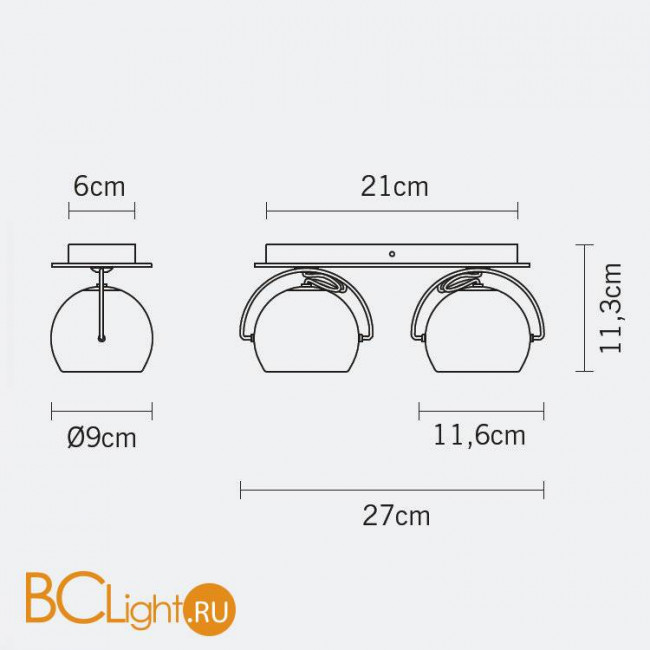 Спот (точечный светильник) Fabbian Beluga White D57 G29 01 Спот (точечный светильник) Fabbian Beluga White D57 G29 01