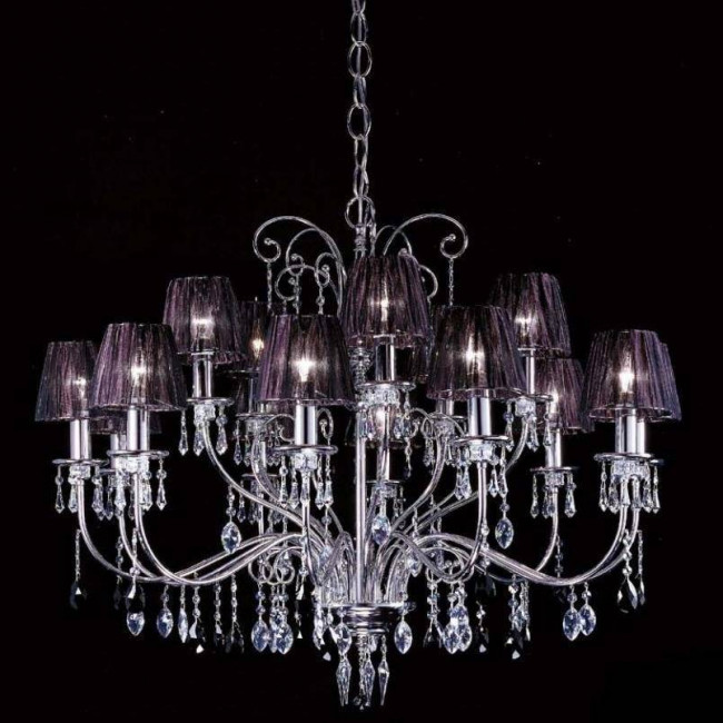 Люстра Beby Violet 0118B02 Chrome 291 Swarovski Almond Люстра Beby Violet 0118B02 Chrome 291 Swarovski Almond