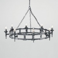 Люстра Elstead Lighting Saxon SAX8 BLK/SIL Люстра Elstead Lighting Saxon SAX8 BLK/SIL