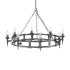Люстра Elstead Lighting Saxon SAX8 BLK/SIL Люстра Elstead Lighting Saxon SAX8 BLK/SIL