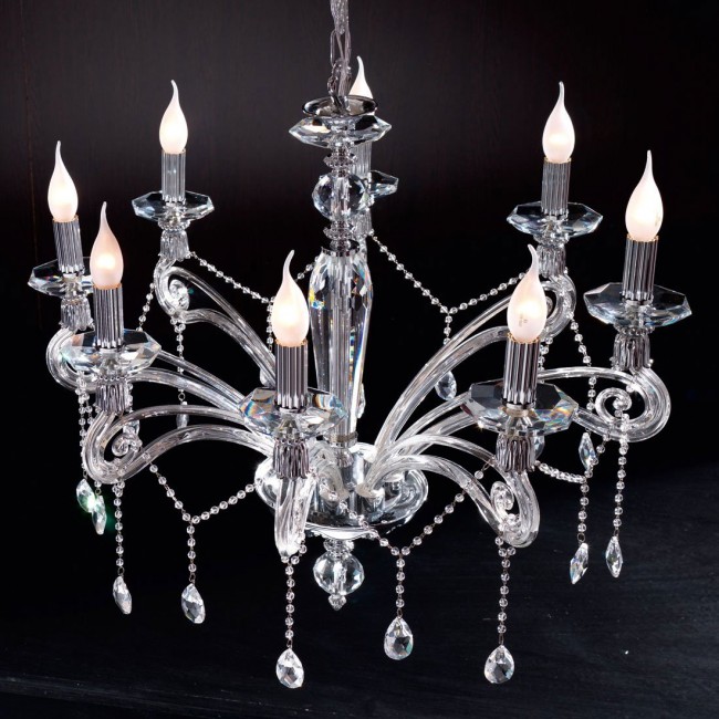 Люстра Euroluce Venere L8 chrome Люстра Euroluce Venere L8 chrome