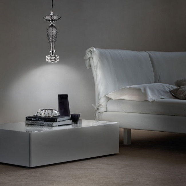 Подвесной светильник Euroluce Toochic S1 LED Silver Fume Подвесной светильник Euroluce Toochic S1 LED Silver Fume