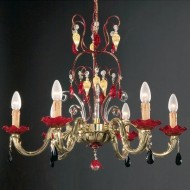 Люстра Passeri International Ottone L 7195/6 Dec. 087 + 085 Люстра Passeri International Ottone L 7195/6 Dec. 087 + 085