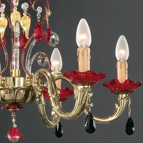 Люстра Passeri International Ottone L 7195/6 Dec. 087 + 085 Люстра Passeri International Ottone L 7195/6 Dec. 087 + 085