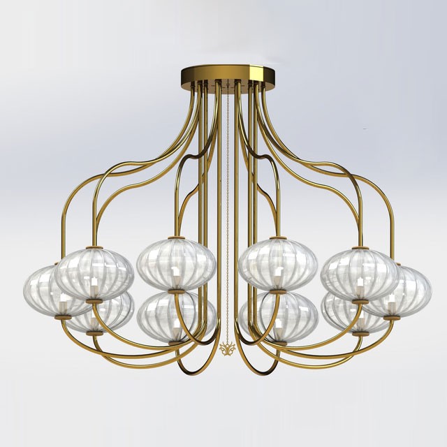 Потолочная люстра Beby Group Boheme 0690B05 Light Gold Потолочная люстра Beby Group Boheme 0690B05 Light Gold