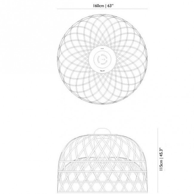 Подвесной светильник MOOOI Emperor L MOLEMS-L--B Подвесной светильник MOOOI Emperor L MOLEMS-L--B