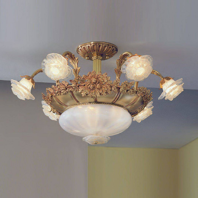 Потолочная люстра Possoni Floreale 701/6+2SF -002 Потолочная люстра Possoni Floreale 701/6+2SF -002