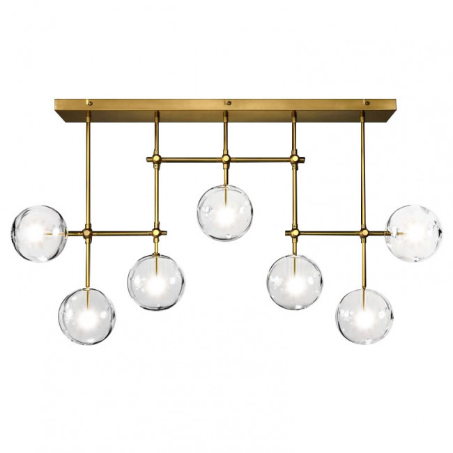 Люстра DeLight Collection Globe Mobile KG0835P-7A brass Люстра DeLight Collection Globe Mobile KG0835P-7A brass