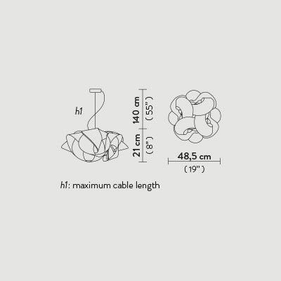 Подвесной светильник Slamp Fabula SUSPENSION S FAB90SOS0000LE000 Подвесной светильник Slamp Fabula SUSPENSION S FAB90SOS0000LE000
