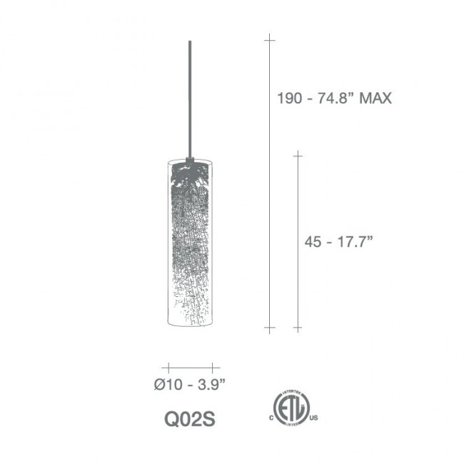 Подвесной светильник Terzani Frame Q02S H1 A9 Подвесной светильник Terzani Frame Q02S H1 A9