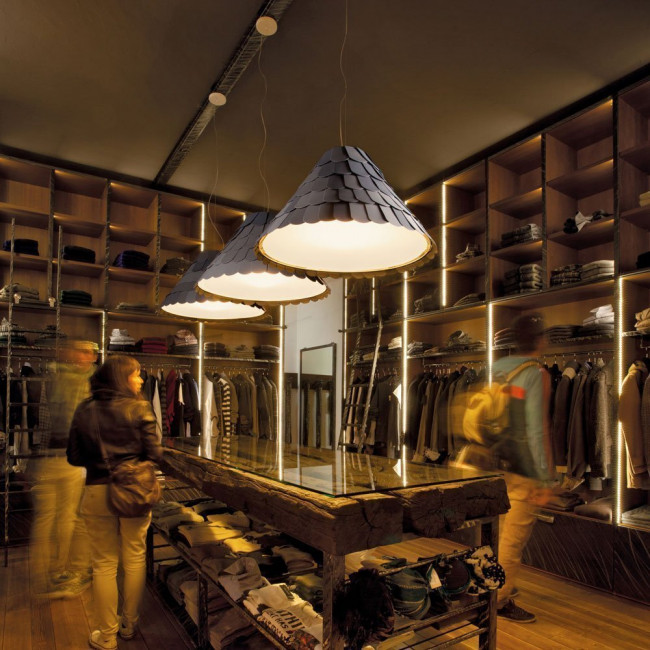 Подвесной светильник Fabbian Roofer F12 A03 21 Подвесной светильник Fabbian Roofer F12 A03 21