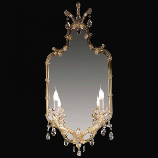 Бра Beby Group Novecento 435/2S Light gold CUT CRYSTAL Бра Beby Group Novecento 435/2S Light gold CUT CRYSTAL