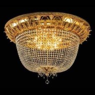 Потолочный светильник Beby Group Opera 2072/16PL Light gold CUT CRYSTAL Потолочный светильник Beby Group Opera 2072/16PL Light gold CUT CRYSTAL