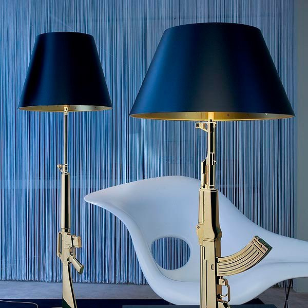 Настольная лампа Flos Guns Table Gun Gold F2954000 Настольная лампа Flos Guns Table Gun Gold F2954000