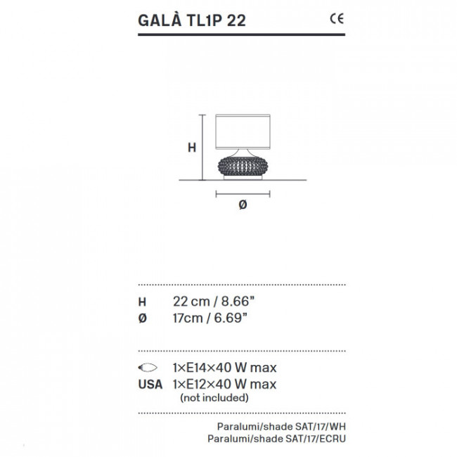 Настольная лампа Masiero Gala TL1P 22 V13 Настольная лампа Masiero Gala TL1P 22 V13