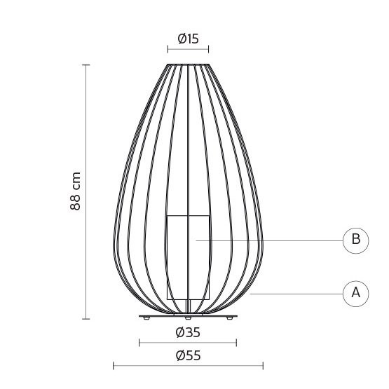 Садово-парковый фонарь Karman Cell M615-EXT Садово-парковый фонарь Karman Cell M615-EXT