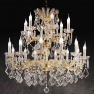 Люстра Beby Group Novecento 710/12+6 Light gold HALF CUT