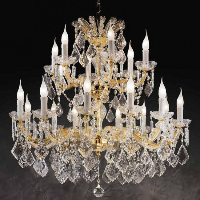 Люстра Beby Group Novecento 710/12+6 Light gold HALF CUT