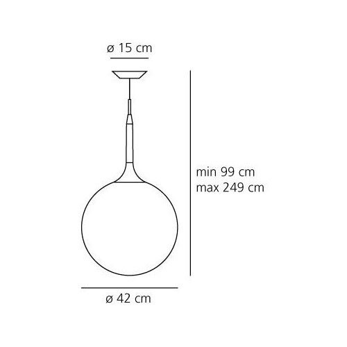 Подвесной светильник Artemide Castore sospensione 42 1051010A Подвесной светильник Artemide Castore sospensione 42 1051010A