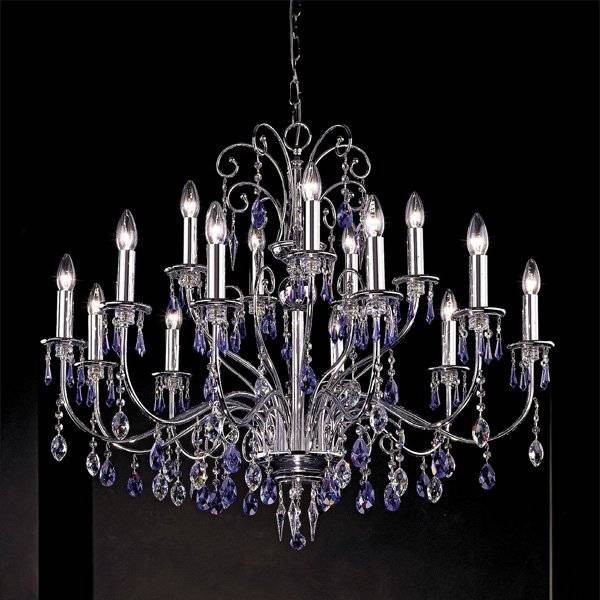 Люстра Beby Violet 0118B02 Chrome SW Blu Violet Люстра Beby Violet 0118B02 Chrome SW Blu Violet