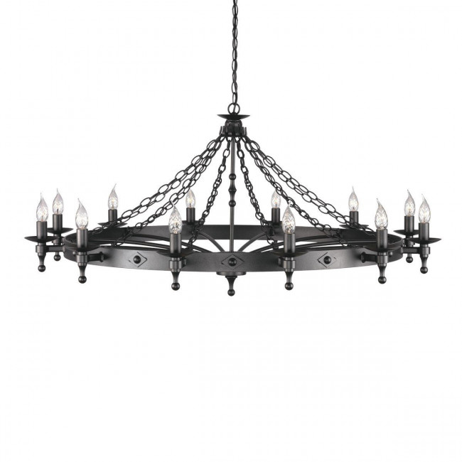 Люстра Elstead Lighting Warwick WR12 GRAPHITE Люстра Elstead Lighting Warwick WR12 GRAPHITE