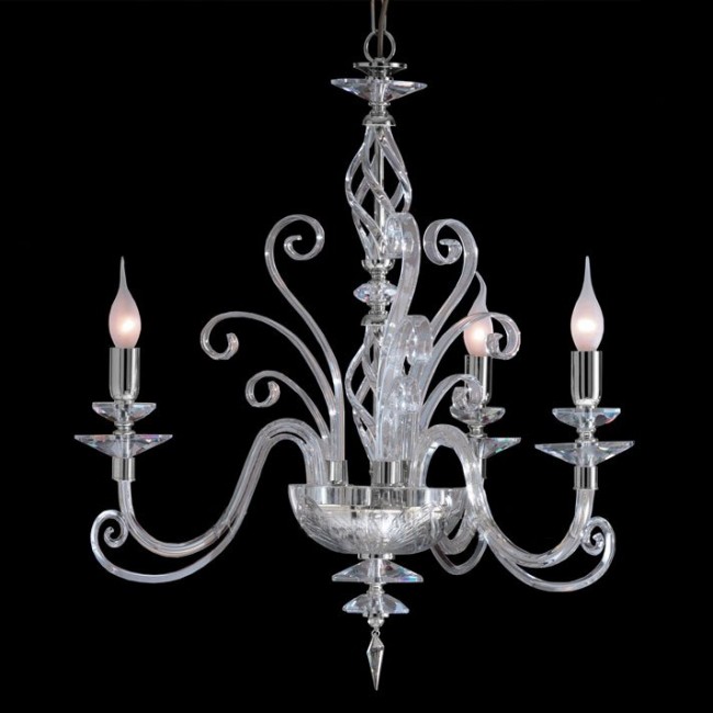 Люстра Euroluce Alicante L3 silver Clear Люстра Euroluce Alicante L3 silver Clear