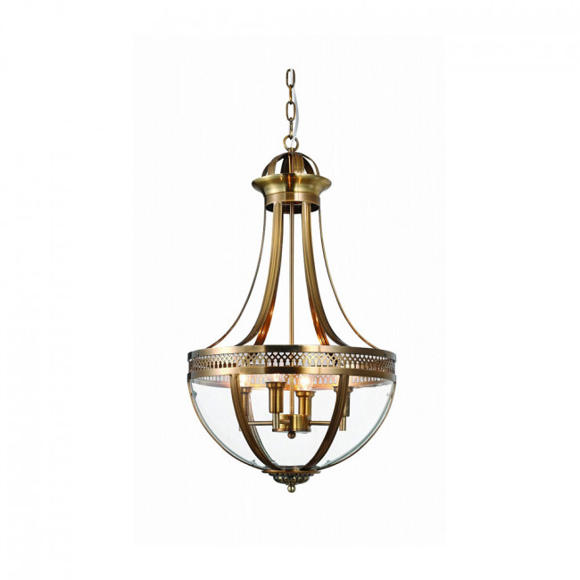 Подвесной светильник DeLight Collection Capitol KM0287P-4 antique brass Подвесной светильник DeLight Collection Capitol KM0287P-4 antique brass