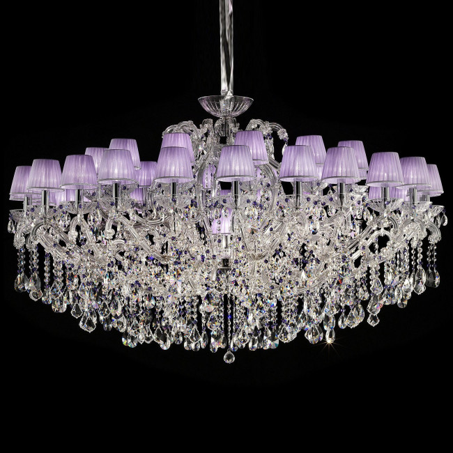 Люстра Masiero Maria Teresa VE 996/36 MT CUT CRYSTAL ORG/14/LIL Люстра Masiero Maria Teresa VE 996/36 MT CUT CRYSTAL ORG/14/LIL