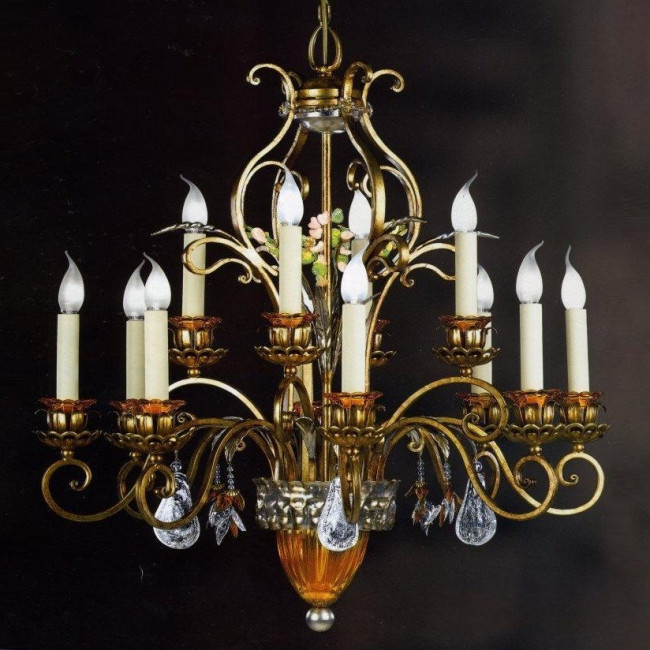 Люстра Renzo Del Ventisette "Sinuosa" L 14075/8+4 DEC. 0122 Люстра Renzo Del Ventisette "Sinuosa" L 14075/8+4 DEC. 0122