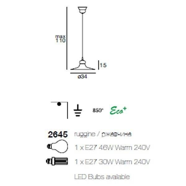 Подвесной светильник Linea Light Classic collection 2645 Подвесной светильник Linea Light Classic collection 2645