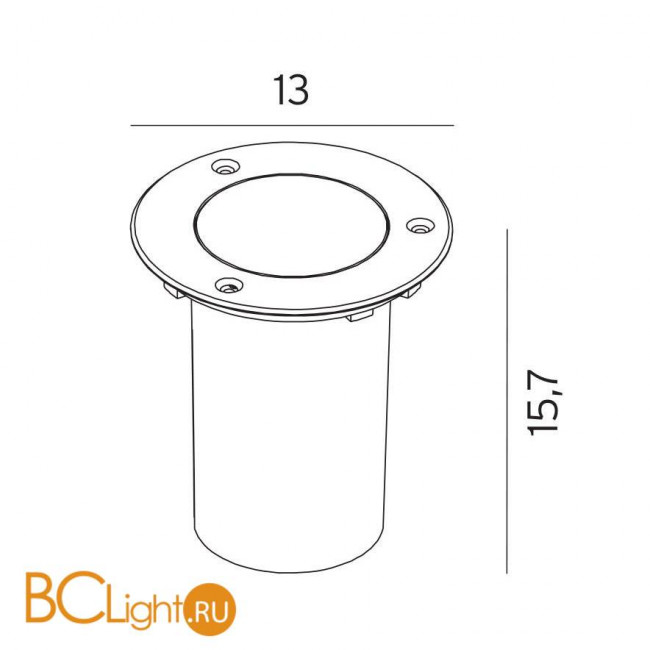 Встраиваемый спот (точечный светильник) Norlys Rena 1550ST