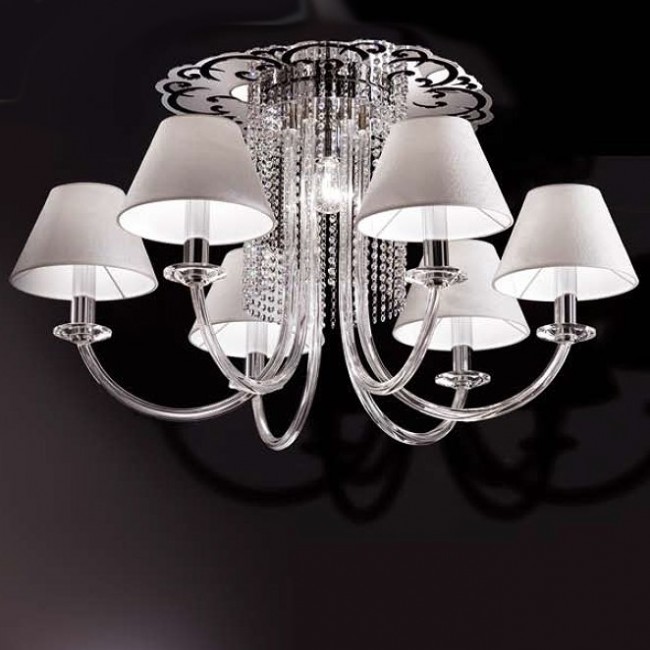 Потолочная люстра Prearo Charlotte 2224/6/CR Потолочная люстра Prearo Charlotte 2224/6/CR