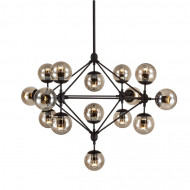Подвесная люстра DeLight Collection Modo 8916/15 black/cognac Подвесная люстра DeLight Collection Modo 8916/15 black/cognac