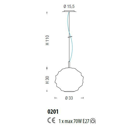 Подвесной светильник Sylcom Emisphera 0201 TOP