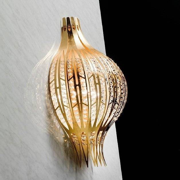 Настенный светильник Masca Jasmine 1872/A5 Oro / Asfour Настенный светильник Masca Jasmine 1872/A5 Oro / Asfour