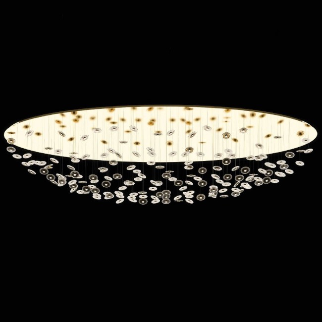 Потолочный светильник Beby Group Prive 0210B15 light gold Murano glass diskes Потолочный светильник Beby Group Prive 0210B15 light gold Murano glass diskes