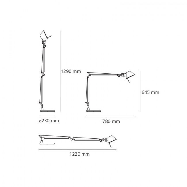 Настольная лампа Artemide Tolomeo A0054W00 Настольная лампа Artemide Tolomeo A0054W00