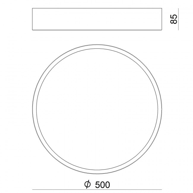 Потолочный светильник Linea Light Box 8243N