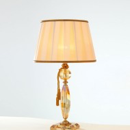 Настольная лампа Euroluce Bloom LG1 Gold Amber Настольная лампа Euroluce Bloom LG1 Gold Amber