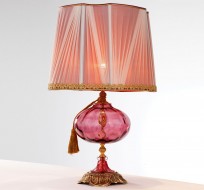 Настольная лампа Euroluce Teseo LG1 gold Antique rose Настольная лампа Euroluce Teseo LG1 gold Antique rose