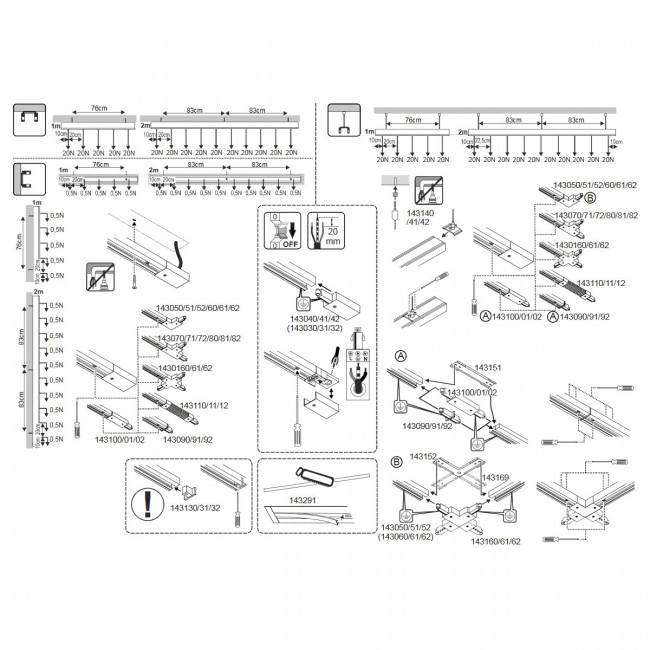 Шинопровод SLV Track 1002153