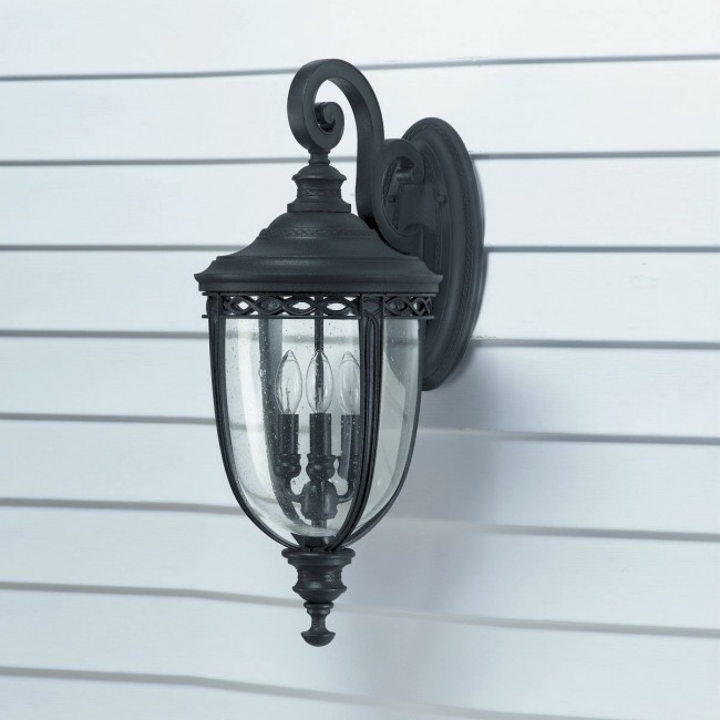Уличный настенный светильник Feiss English Bridle FE/EB2/L BLK Уличный настенный светильник Feiss English Bridle FE/EB2/L BLK
