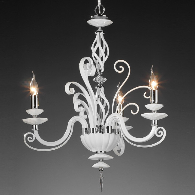 Люстра Euroluce Alicante L3 silver White Люстра Euroluce Alicante L3 silver White