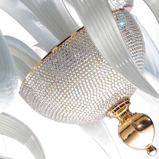 Люстра IlParalume MARINA 2220 1770/CH6/BI/ORO24K Люстра IlParalume MARINA 2220 1770/CH6/BI/ORO24K