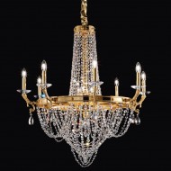 Люстра Masiero Impero & Deco VE 805 8+4+1 CUT CRYSTAL