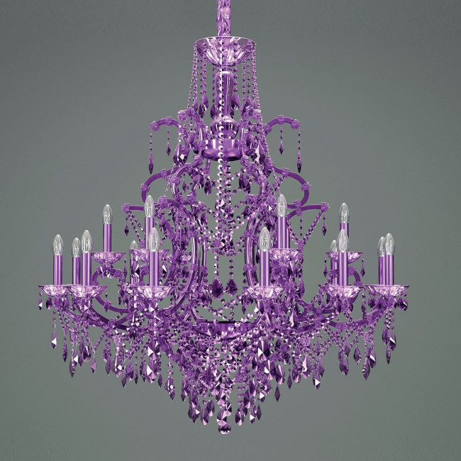 Люстра Masiero Maria Teresa VE 998/18 CG lilac Люстра Masiero Maria Teresa VE 998/18 CG lilac