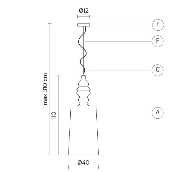 Подвесной светильник Karman Alibabig SE617V-INT Подвесной светильник Karman Alibabig SE617V-INT