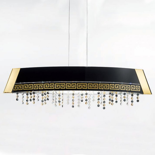 Подвесной светильник Kolarz Celtic Barca 0379.31L.3.Bk+0295.KIT-2L.3.ETGn