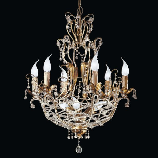 Люстра Renzo Del Ventisette "Sinuosa" L R1/6+3 DEC. 041 Люстра Renzo Del Ventisette "Sinuosa" L R1/6+3 DEC. 041