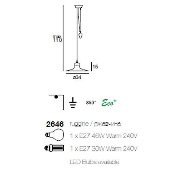 Подвесной светильник Linea Light Classic collection 2646 Подвесной светильник Linea Light Classic collection 2646